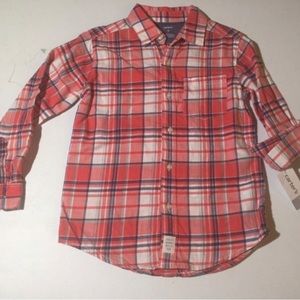 NWT Carter’s Boy’s Size 7 Button Shirt